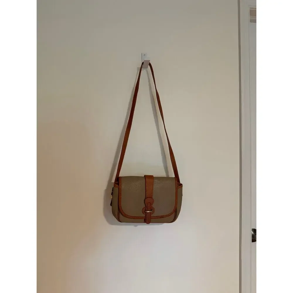 Saddle River Saddle Bag in Taupe, VGUC